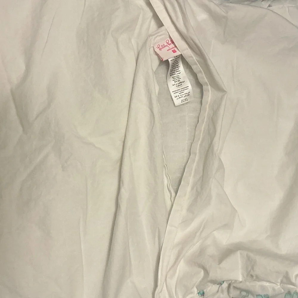 Lily Pulitzer tufted pillow sham